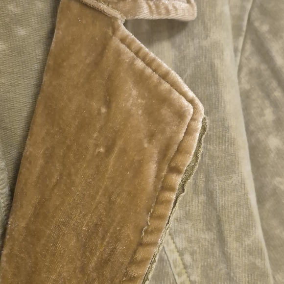 Aratta Silent Jouney Light Olive Green & Gold Jacket Blazer Boho Sz M - Picture 5 of 12